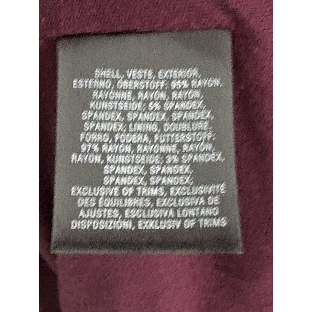 Maeve Anthropologie Galena Dress Women Small Burgundy Midi 3/4 Sleeve Boho - Picture 6 of 7